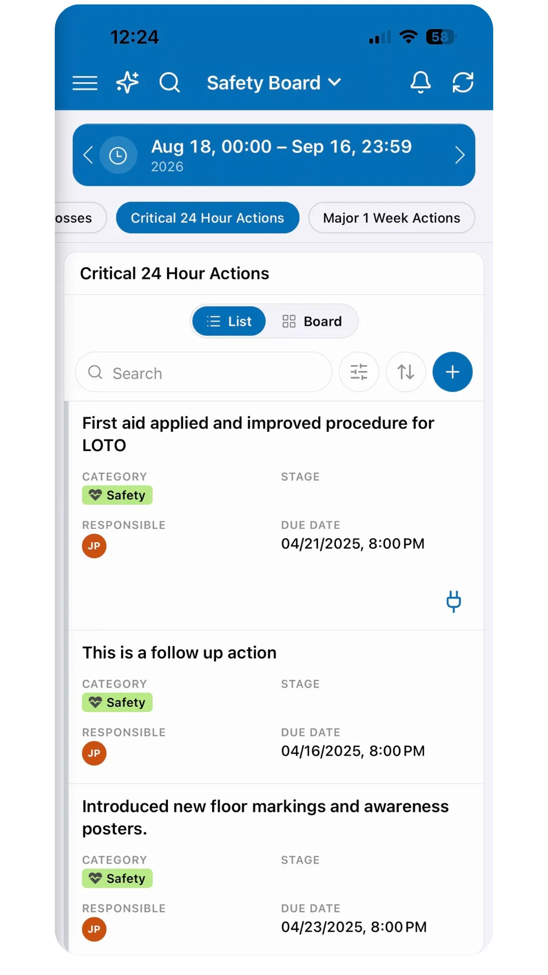 Industrial HSE actions in Cyzag Mobile